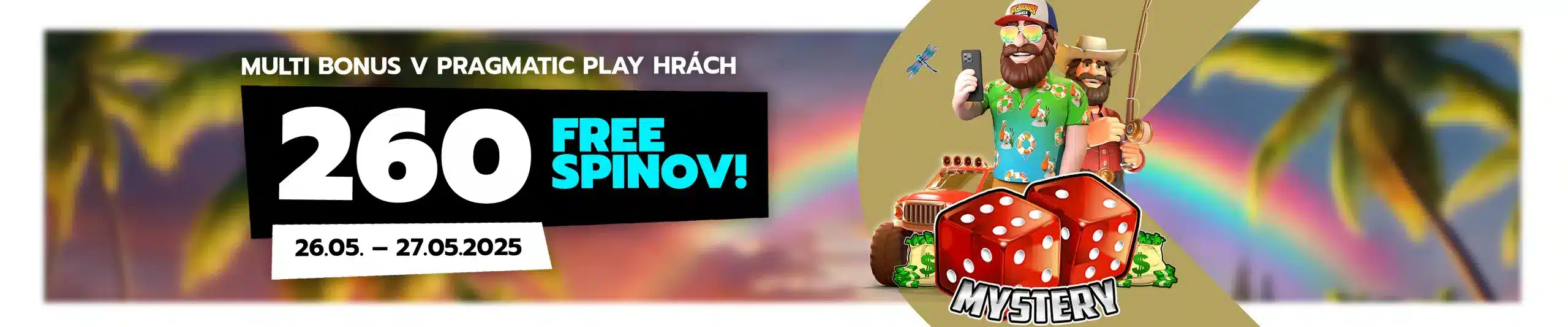 260 free spinov v Slovmatic kasíne