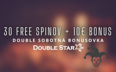 30 FS + 10€ bonus v DoubleStar kasíne