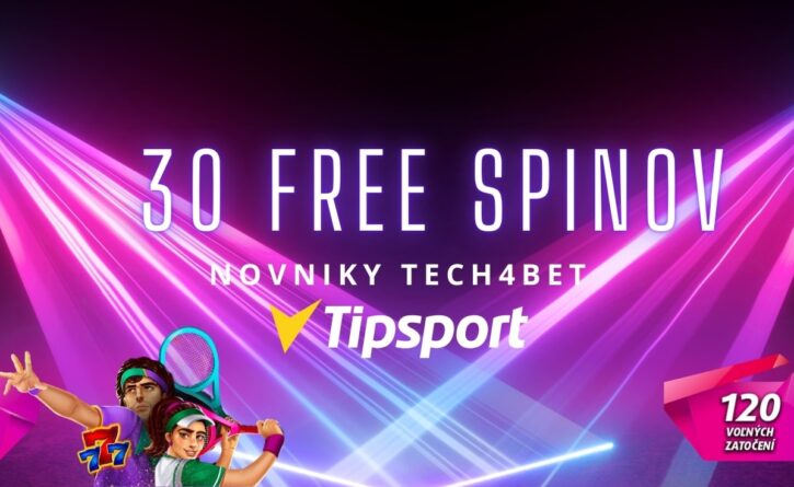 30 free spinov v Tipsport kasíne