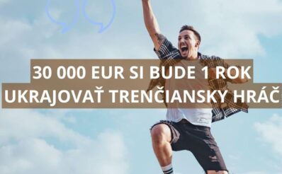 30 000 eur si bude ukrajovať 1 rok Trenčiansky hráč