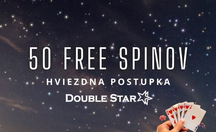 50 free spinov v DoubleStar - hviezdna postupka