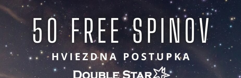 50 free spinov v DoubleStar - hviezdna postupka