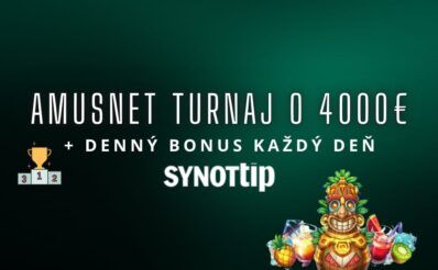 Amusnet turnaj + denny bonus v SynotTip kasíne