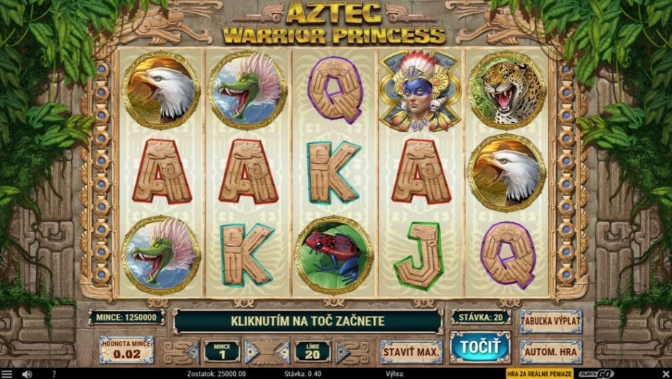 Aztec Warrior Princess od Play’n GO