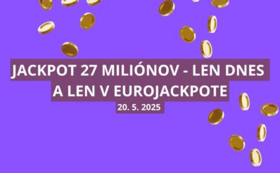 Eurojackpot v utorok - 27 miliónov eur