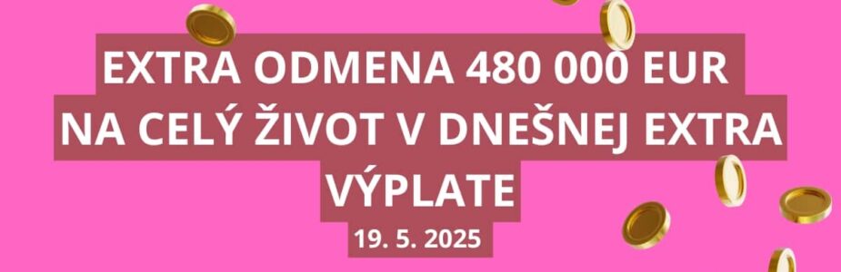 Extra výplata - extra odmena
