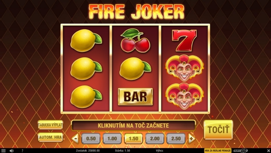 Fire Joker od Play’n GO