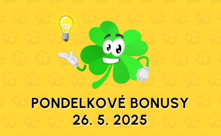 Free spiny a bonusy dnes 26.5.2025