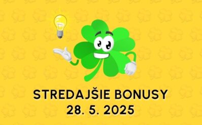 Free spiny a bonusy dnes 28.5.2025