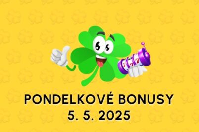 Free spiny a bonusy dnes PONDELOK 5. 5. 2025 (675 FS)