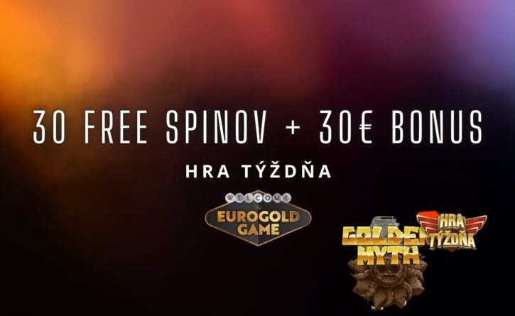 Hra týždna 30FS + 30€ v Eurogold kasíne