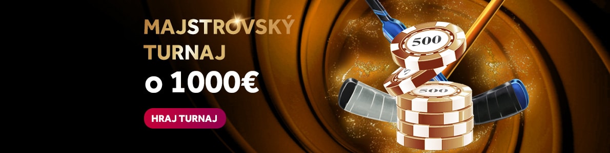 Majstrovský turnaj o 1000€ v DoubleStar kasíne