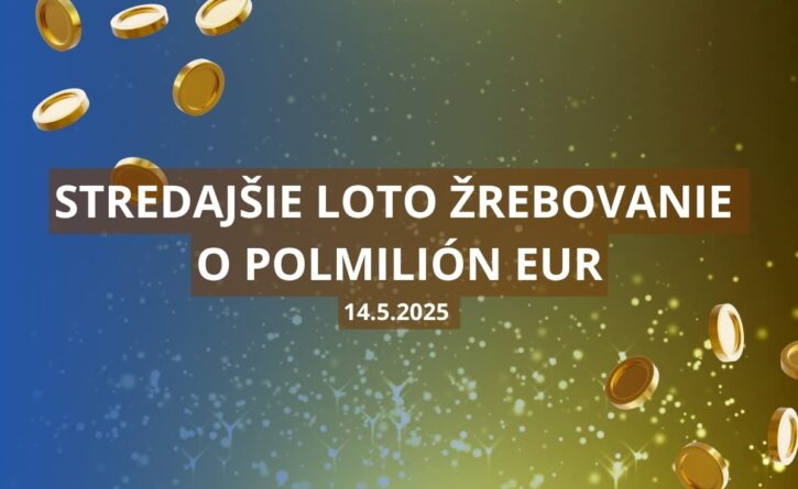 Stredajšie loto žrebovanie o pólmilión
