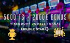 Víkendový turnaj o 5000 free spinov a 2000€ v Doublestar!