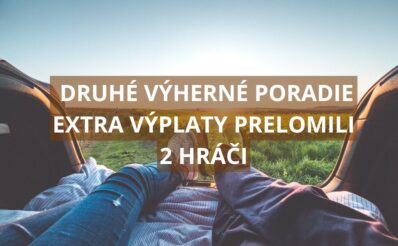 Druhé výherné poradie prelomili 2 hráči