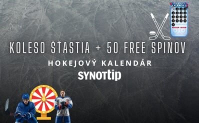 koleso štastia + 50 free spinov v SynotTip kasíne