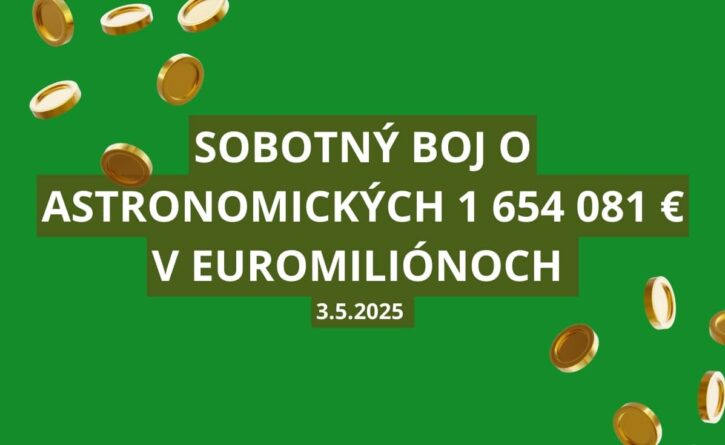 Prvé májové sobotné aprílové žrebovanie v Euromiliónoch
