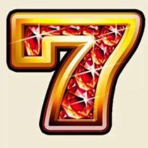 Symbol Sedmička (Wild symbol) automatu Sizzling Gems od Novomatic