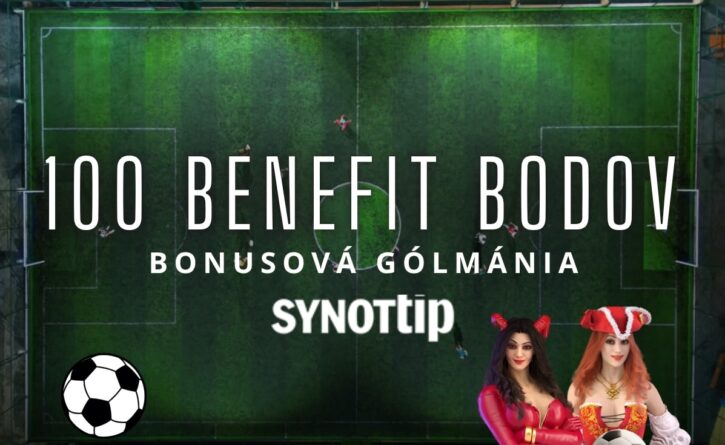 100 benefit bodov Synottip kasíne
