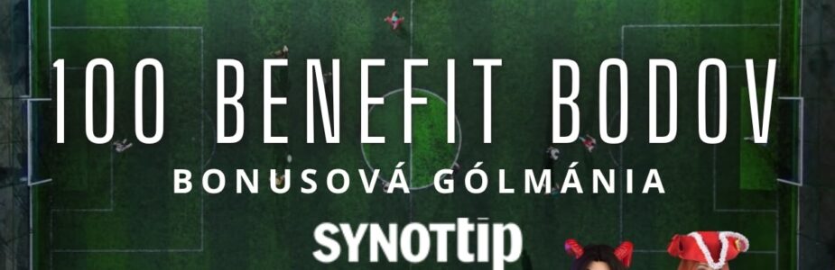 100 benefit bodov Synottip kasíne