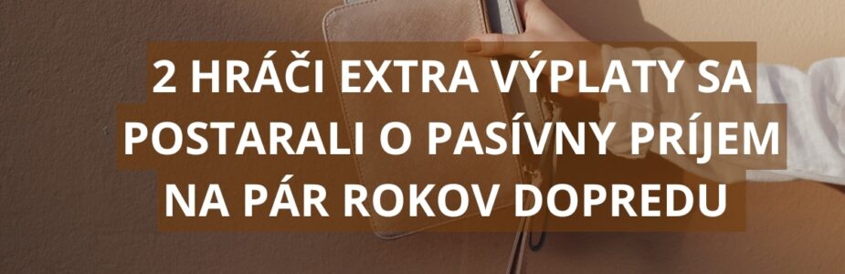 2 Hráči Extra výplaty si rozdelili jackpot na polovicu