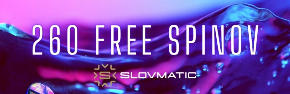 260 free spinov v Slovmatic kasíne