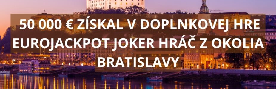 50 000 € v Jokeri získal Bratislavčan