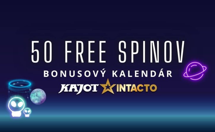 50 free spinov v KajotIntacto kasíne