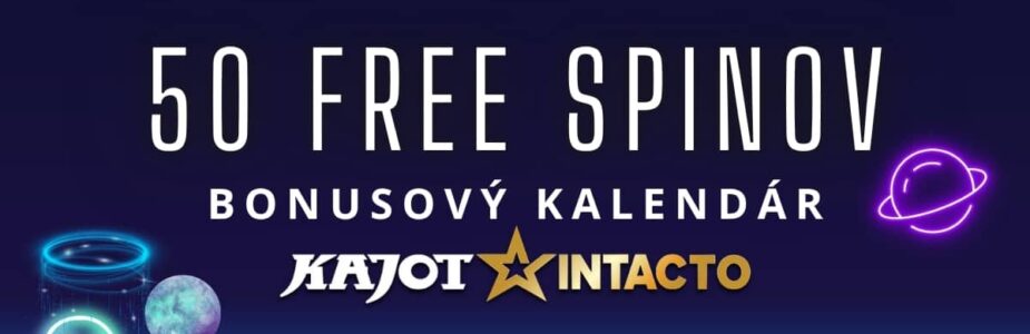 50 free spinov v KajotIntacto kasíne