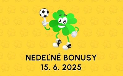 Free spiny a bonusy dnes 15.6.2025