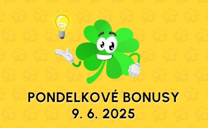 Free spiny a bonusy dnes 9.6.2025