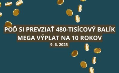 Pondelkové žrebovanie Extra výplaty o 480 000 €