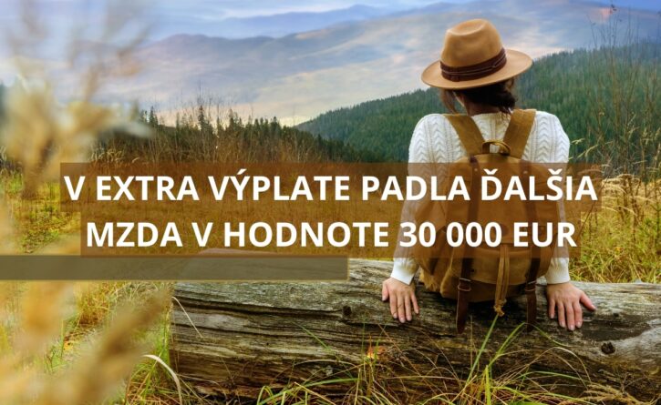 V Extra výplate bodoval hráč s výhrou 30 000 eur