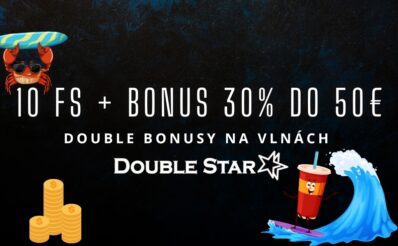 10 FS + Bonus 30% v DoubleStar kasíne