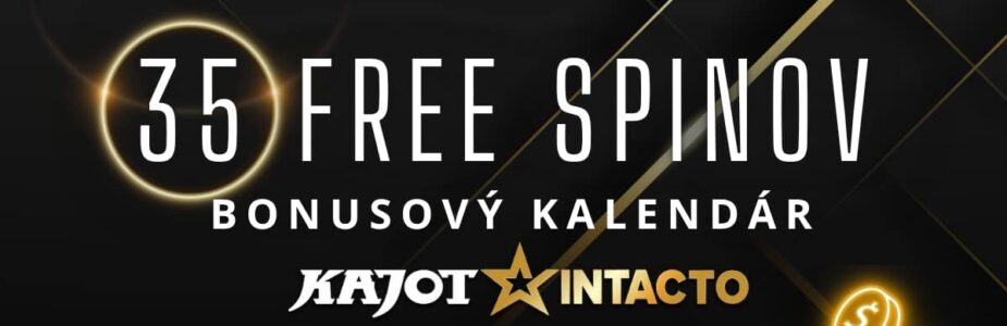 35 free spinov v KajotIntacto kasíne