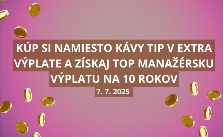 Hlavná výhra v Extra výplate 480 000 eur