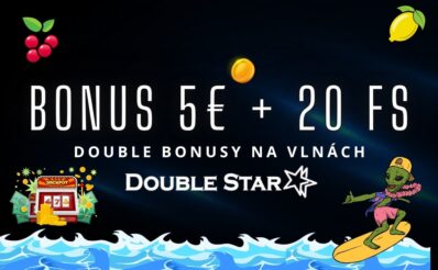 5€ + 20 FS v DoubleStar kasíne