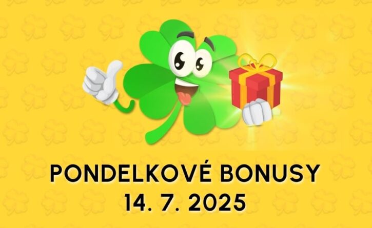 Free spiny a bonusy dnes 14. 7. 2025
