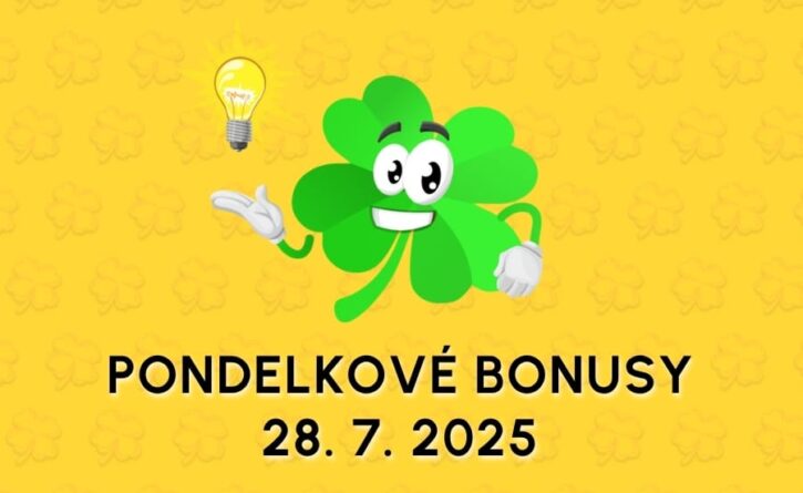 Free spiny a bonusy dnes 28. 7. 2025