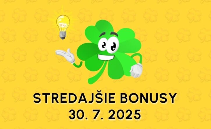 Free spiny a bonusy dnes 30. 7. 2025