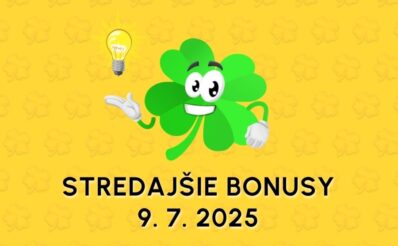 Free spiny a bonusy dnes 9.7.2025