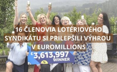 16 Členovia lotériového syndikátu si prilepšili výhrou v Euromillions