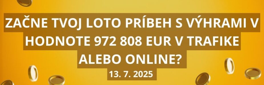 Loto nedeľa je plná takmer milióna eur