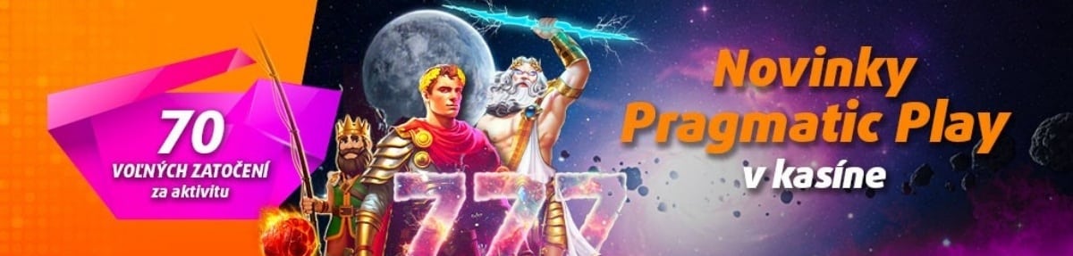 Novinky Pragmatic play v Tipsport kasíne