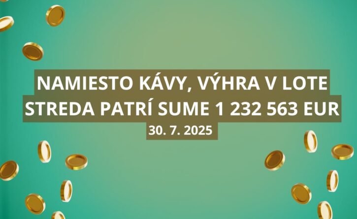 Stredajšie Loto hosťuje so sumou vyše milión eur