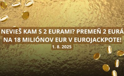 V prvom augustovom žrebovaní hráč v Eurojackpote o 18 miliónov eur