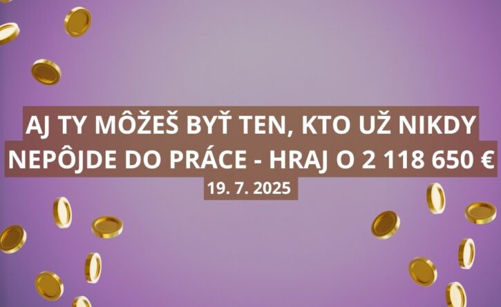 V Euromiliónoch môžeš vyhrať vyše 2 milióny eur
