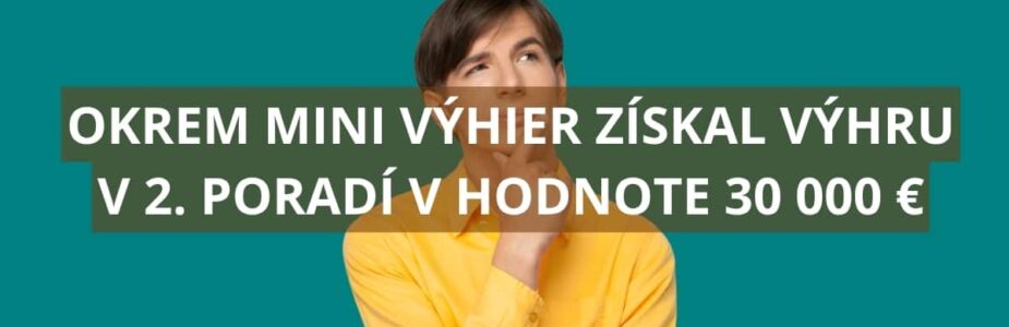 Online hráč Extra výplaty bodoval výhrou 30 000 eur Online hráč Extra výplaty bodoval výhrou 30 000 eur