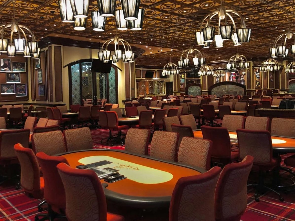 pokerová miestnosť v bellagio kasíno