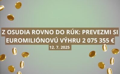 V Euromiliónoch môžu vyhrať hráči vyše 2 miliónov eur